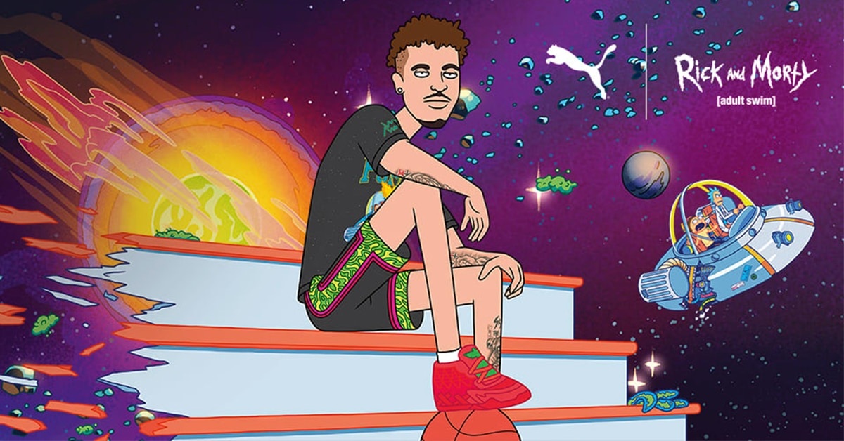 LaMelo Ball’s PUMA MB.01 startet mit Rick and Morty durch