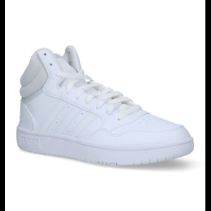 adidas Hoops 3.0 Mid Witte Sneakers | 4065418374804