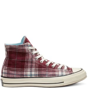 Chuck 70 elevated plaid high clearance top