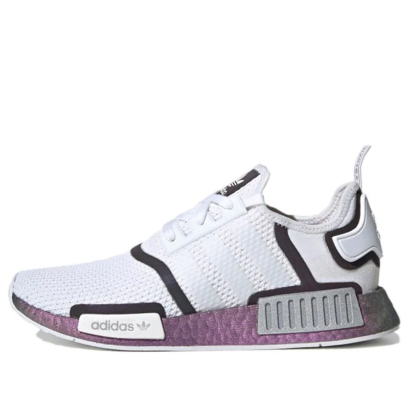 adidas originals NMD_R1 White/Purple Marathon Running | FZ0035