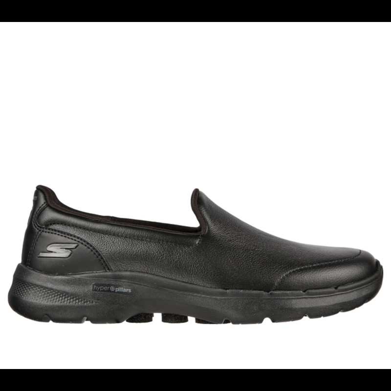 Skechers go walk 4 black outlet leather