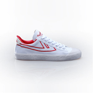 Warrior Shanghai Wb-1 White/Red Embroidery | WB-1/WHT-RED-EMB