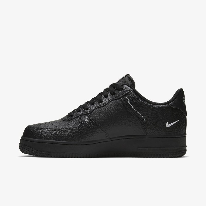 Nike Air Force 1 Sketch Triple Black | CW7581-001