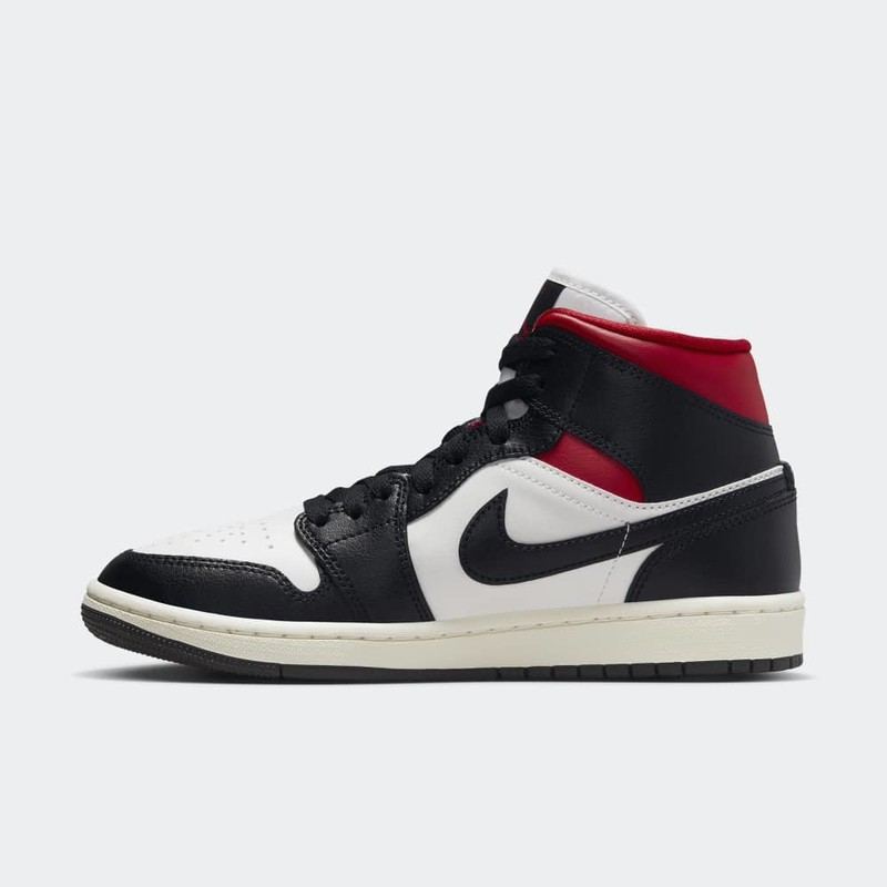 Air Jordan 1 Mid Black Gym Red | BQ6472-061