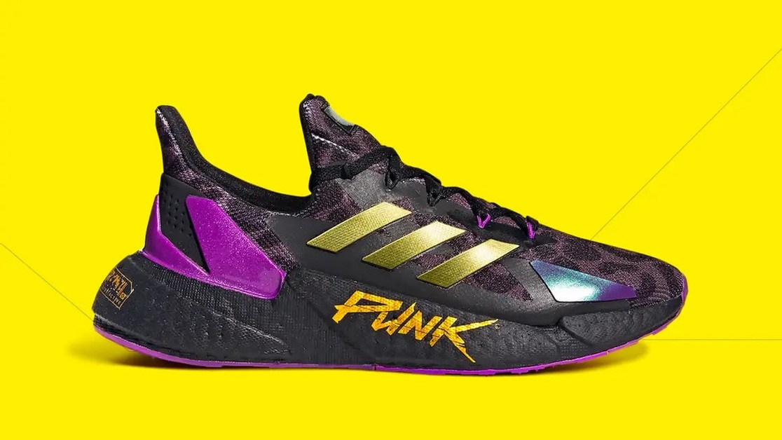 Die ersten Bilder von der adidas X9000 „Cyberpunk 2077“ Kollektion