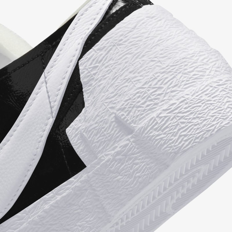 Sacai x Nike Blazer Low Black Patent | DM6443-001
