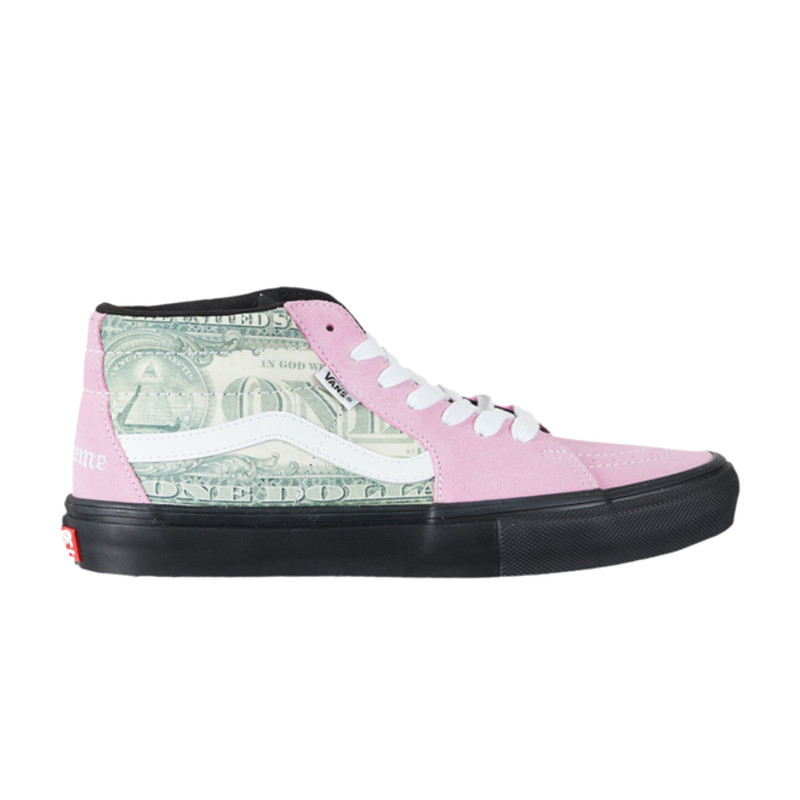 Pink mid best sale top vans