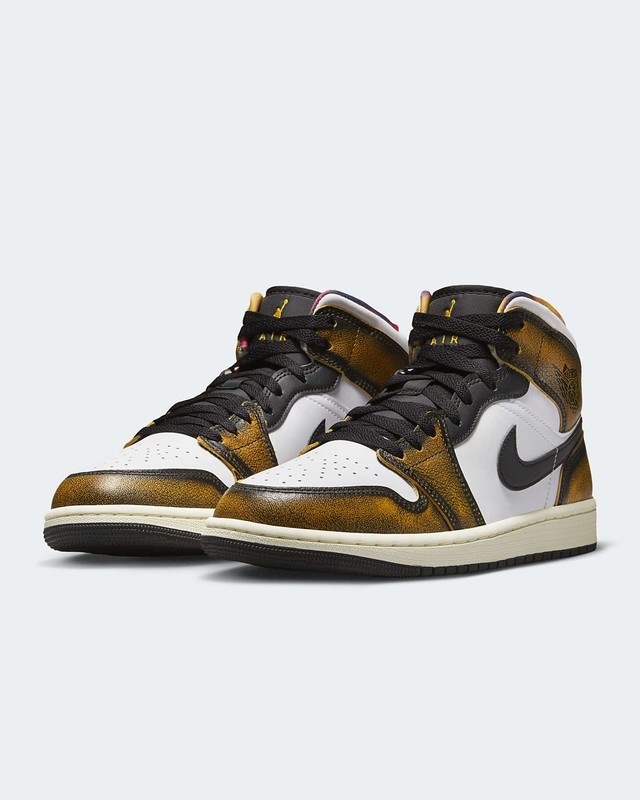 Air Jordan 1 Mid Taxi Wear Away | DQ8417-071