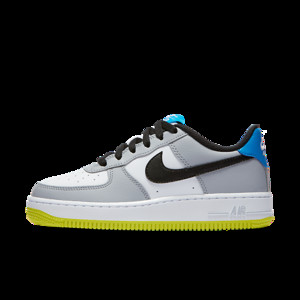 Nike Air Force 1 Low Wolf Grey Black White (GS) | 596728-051