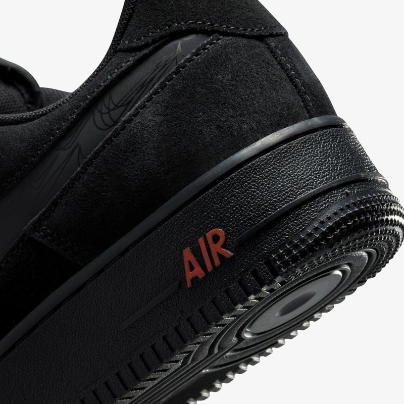 Nike Air Force 1 Reflective Black Suede | DZ4514-001
