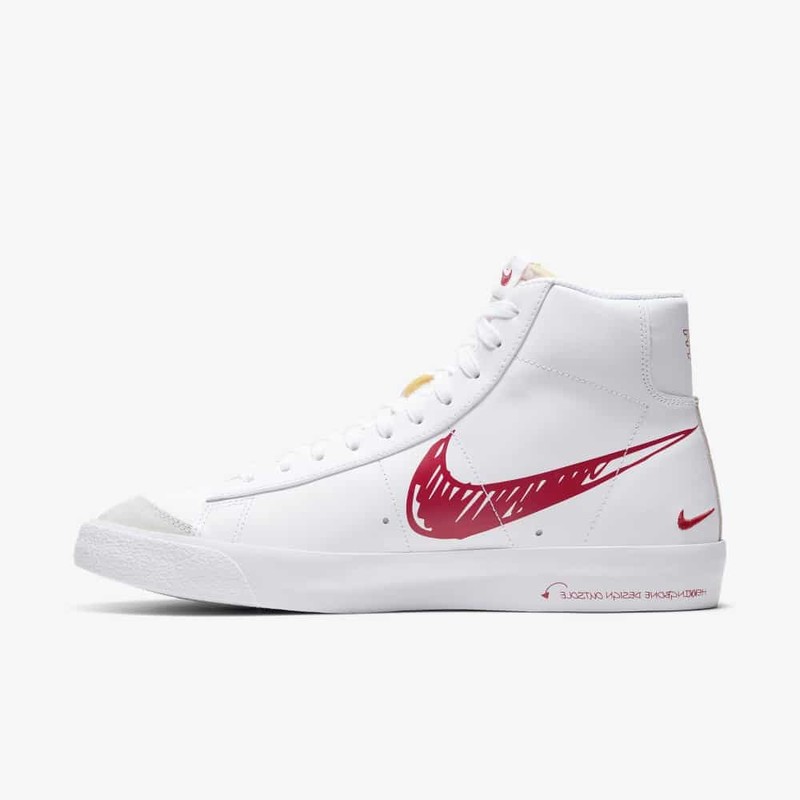 Nike Blazer Mid Vintage 77 Sketch Red | CW7580-100