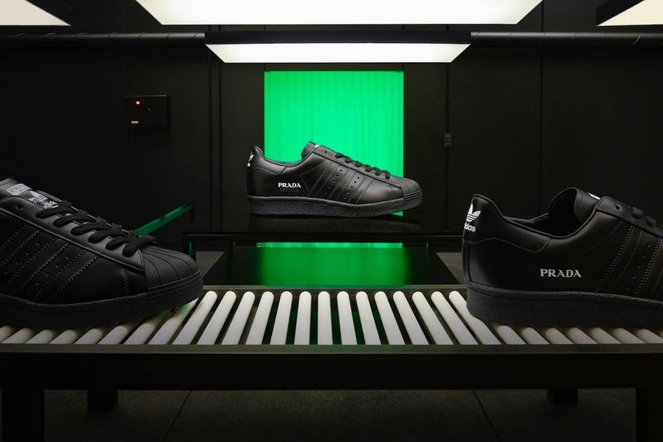 adidas Originals und Prada droppen drei Premium-Superstars