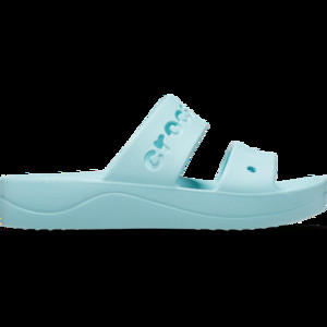 Crocs Women Baya Platform Sandals Pure Water | 208188-4SS