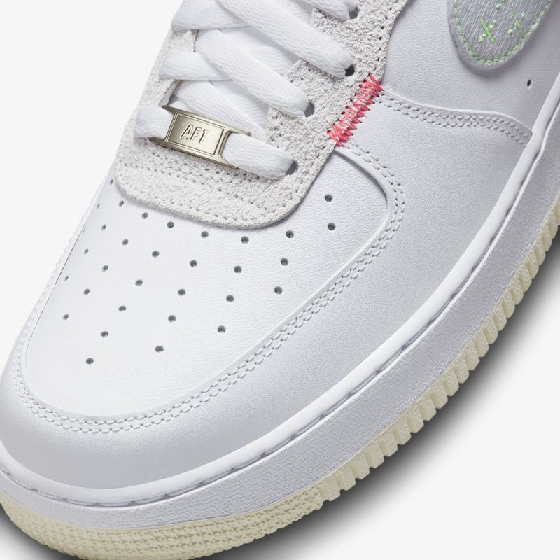 Nike Air Force 1 Neon Stitching White | FB1853-111 | Grailify