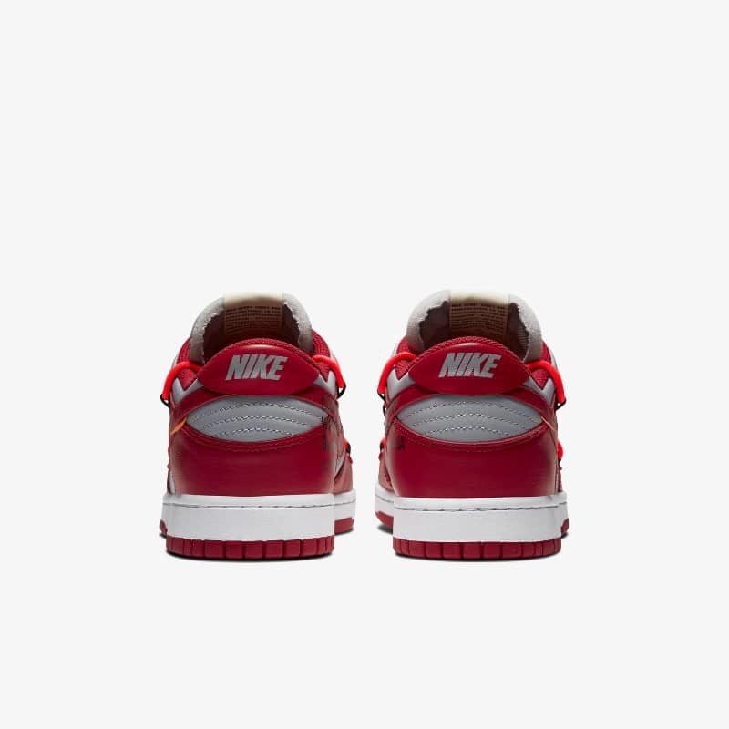 Off-White x Nike Dunk Low University Red | CT0856-600