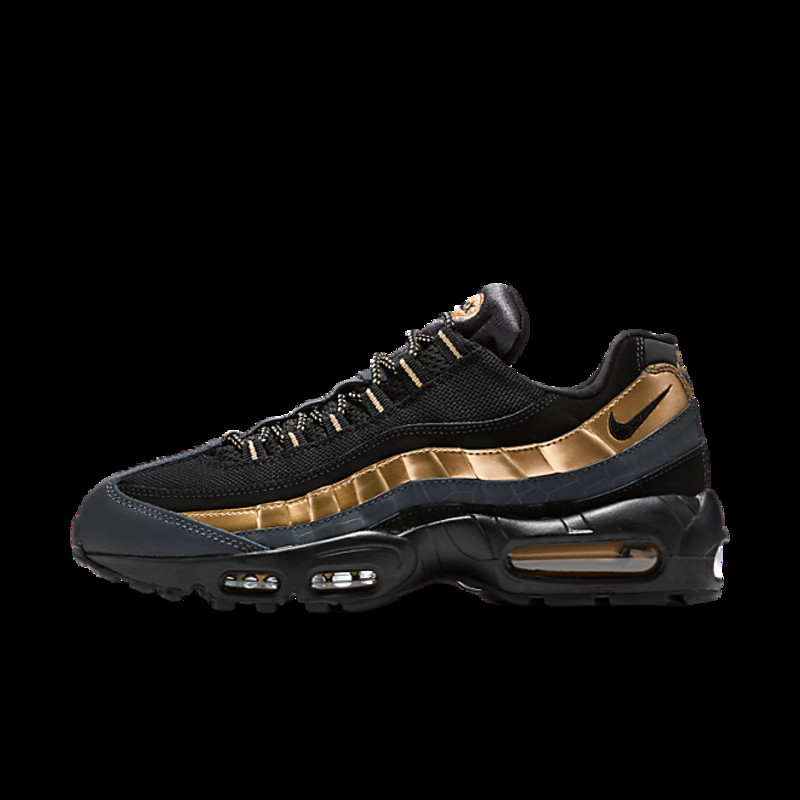 Nike air max 95 black best sale metallic gold