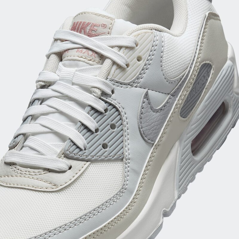 Nike air max 90 grey and white best sale