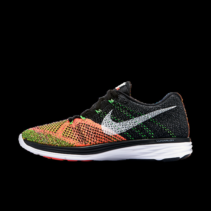 Nike Flyknit Lunar3 Orange Toe | 698181-007