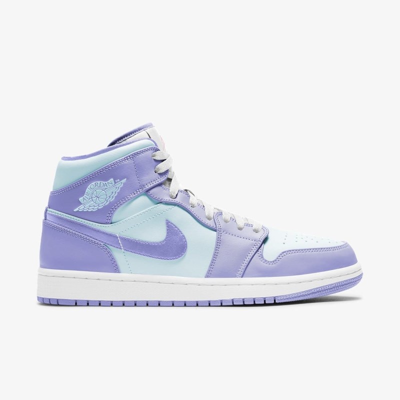 Air Jordan 1 Mid Purple Aqua | 554724-500