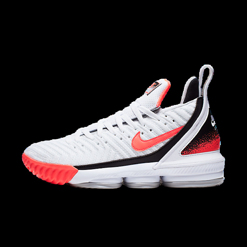 Lebron 16 lava on sale white