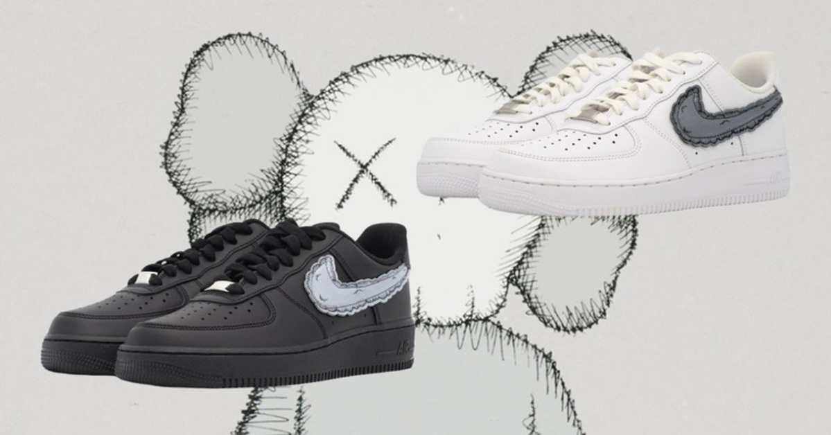 Sky High Farm Workwear celebrates 10 years of Dover Street Market with exclusive KAWS x Nike Air Force 1 collection