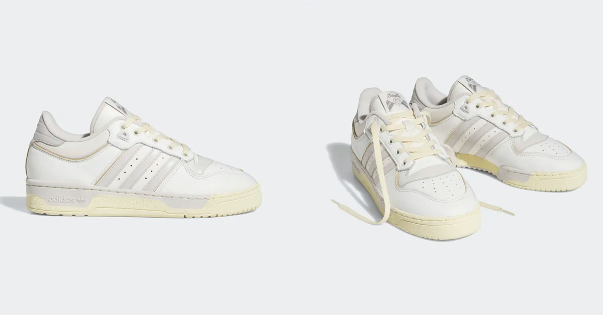 Am Freitag droppt der adidas Rivalry Low 86 „Core White“