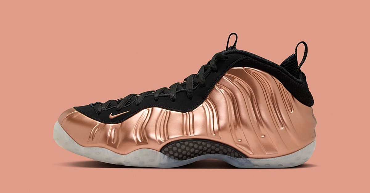 nike gum Revives the Air Foamposite One "Metallic Copper" for Autumn 2024