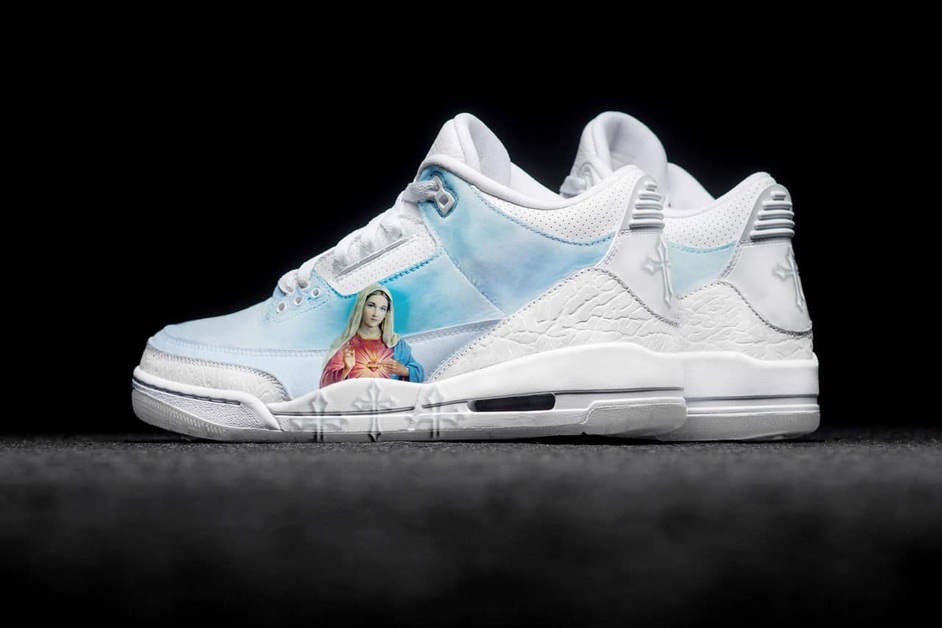 Kito Wares polarisiert mit einem frommen Air Jordan 3 „Mother Mary“