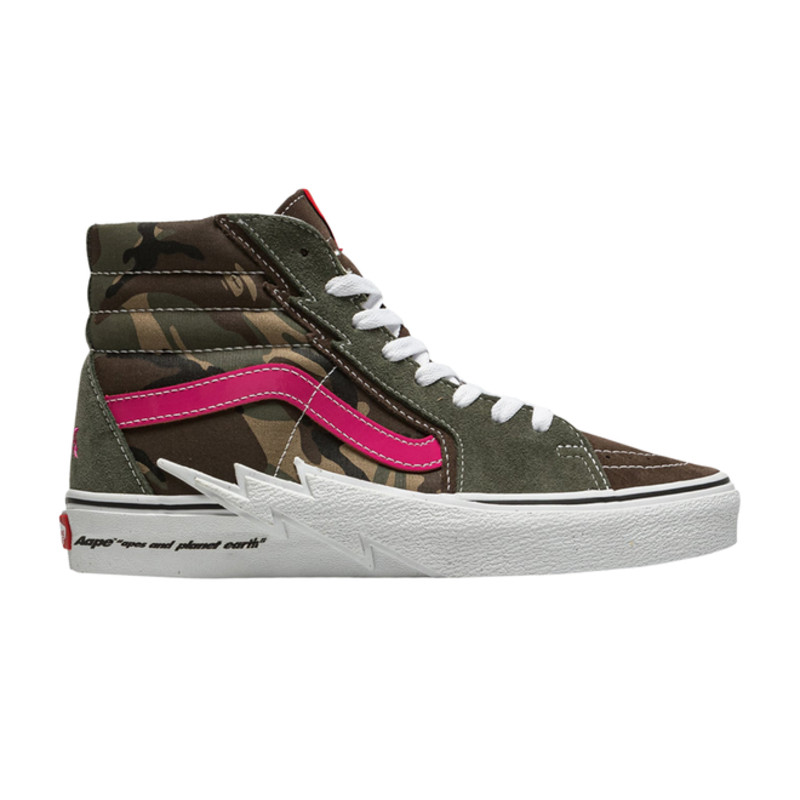 Vans AAPE x Sk8-Hi 'Bolt - Green Camo' | VNA5JIVCMA