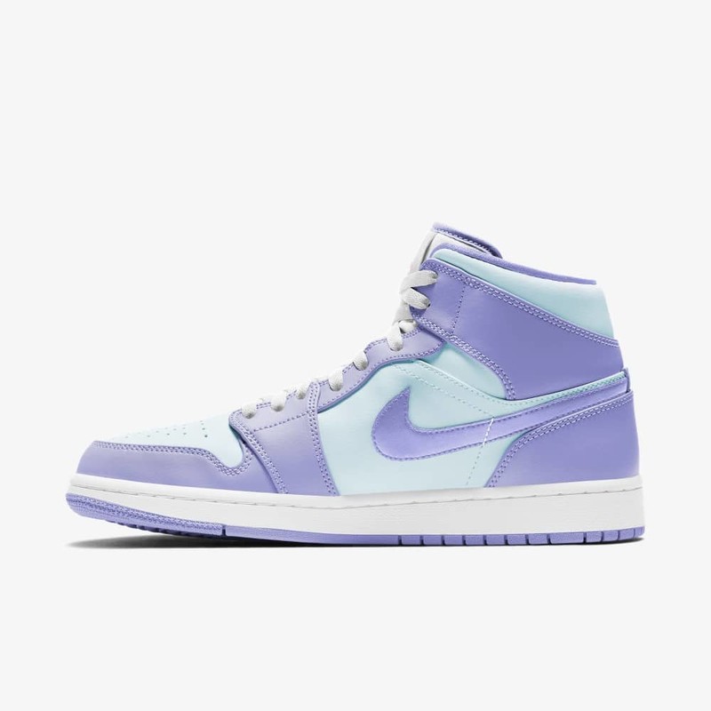 Air Jordan 1 Mid Purple Aqua | 554724-500