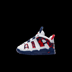 Nike Air More Uptempo TD 'Red Navy Camo' White/University Red/Blue Void | CZ7887-100