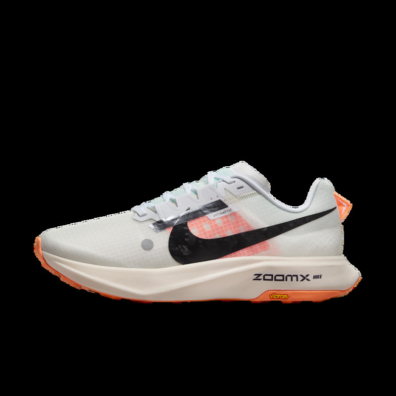 nike light ZoomX Ultrafly Trail Prototype Pale Ivory Total Orange | DX1978-100