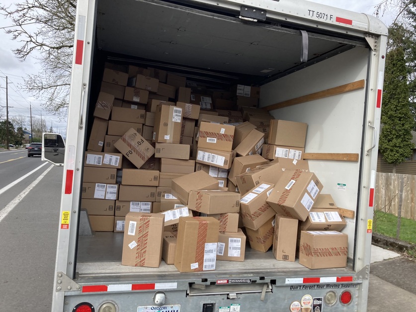 Stolen moving van with adidas Yeezy worth USD 250,000 found