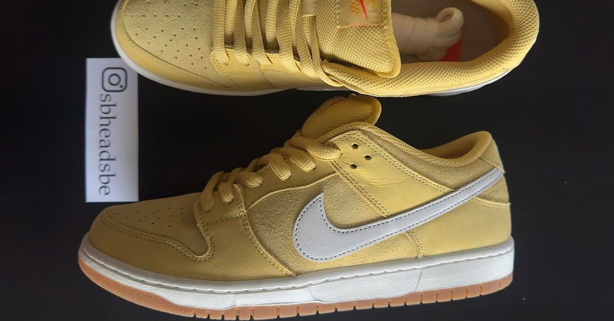 Nike SB Dunk Low ‘Saturn Gold’ brings a new look to the Orange Label collection