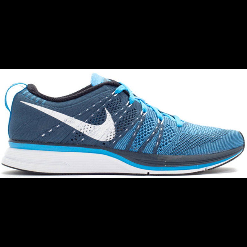 nike blue Flyknit Trainer+ Squadron Blue | 532984-414