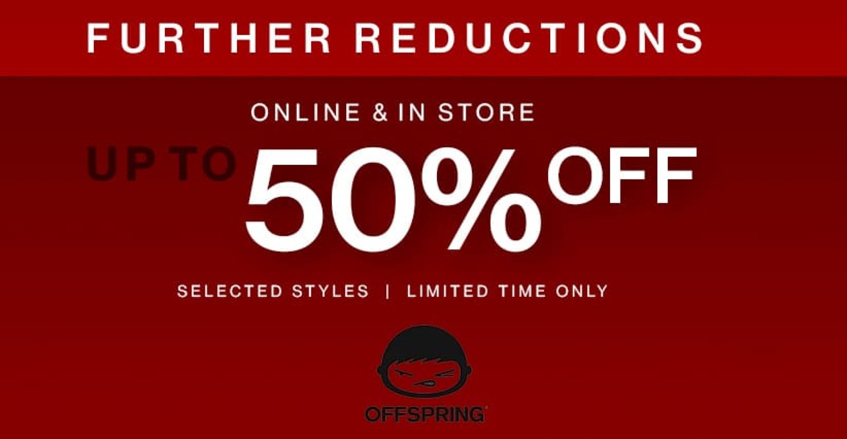 Offspring Sale: Up to 50% OFF Selected Items