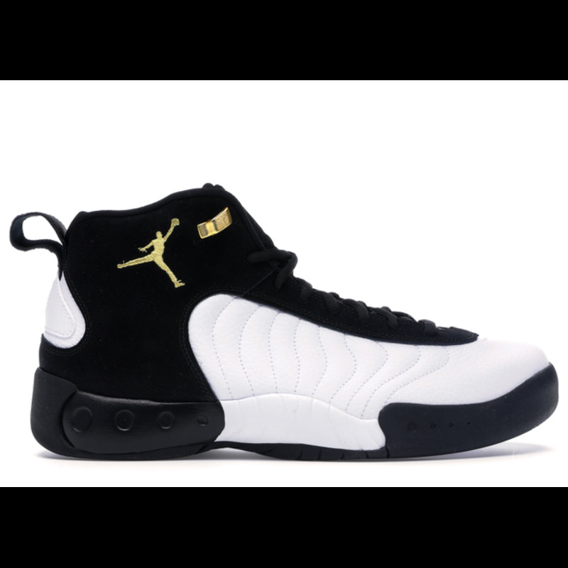 Black white and gold jordans jumpman best sale