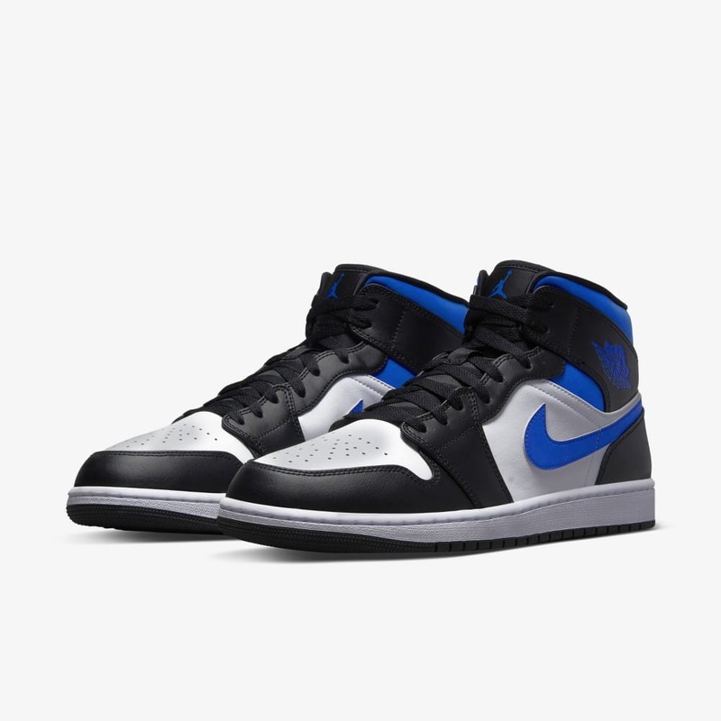 Air Jordan 1 Mid Black/Game Royal | 554724-140