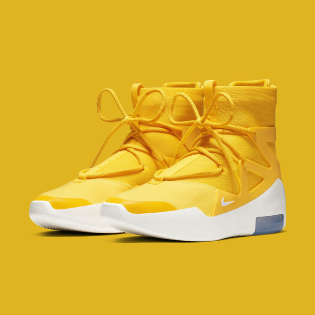 Photos of the Nike Air Fear Of God 1 "Amarillo" Leaked