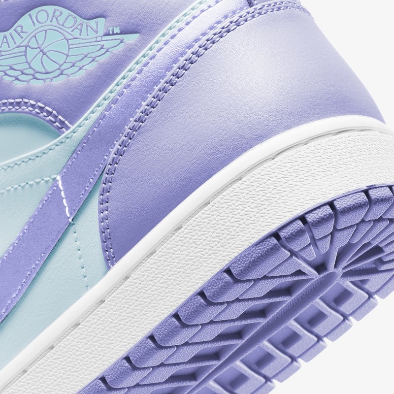 Air Jordan 1 Mid Purple Aqua | 554724-500