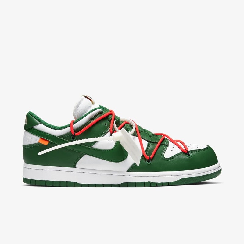 Off-White x Nike Dunk Low Pine Green | CT0856-100