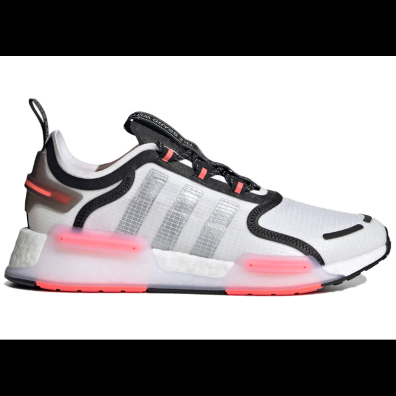 adidas NMD R1 V3 White Matte Silver Crimson, GW1860