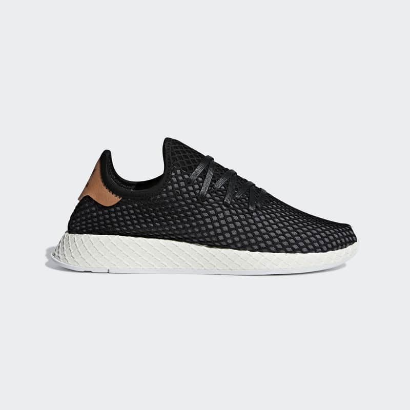 adidas Deerupt Black Leather | B41758