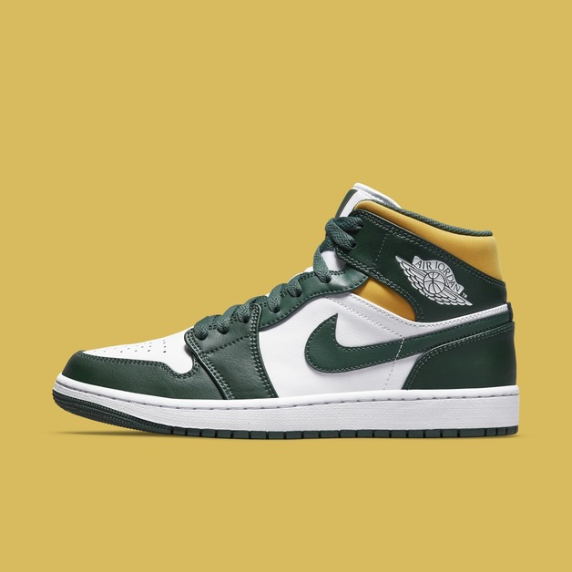 Neuer Air Jordan 1 Mid nutzt die Farben der brasilianischen Flagge