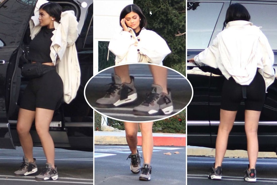 Neue Air Jordans 4 bei Kylie Jenner gesichtet