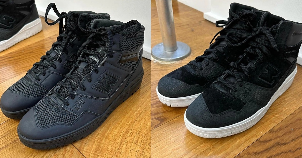 Junya Watanabe deckt für die kommende Herbst/Winter 2023 Kollektion drei New Balance 650 auf