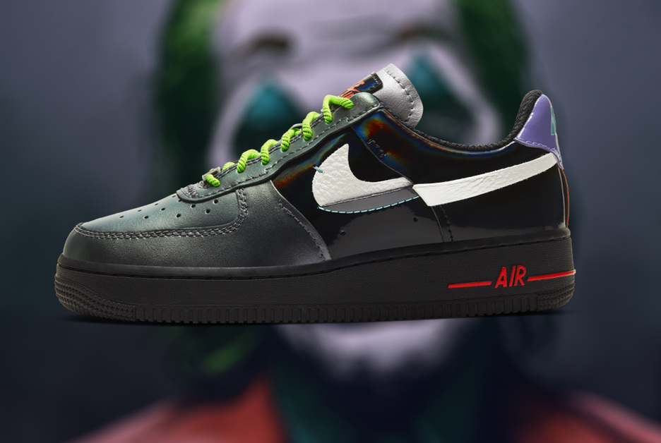 Nike Air Force 1 "Inside Out" Comes with Joker Vibes