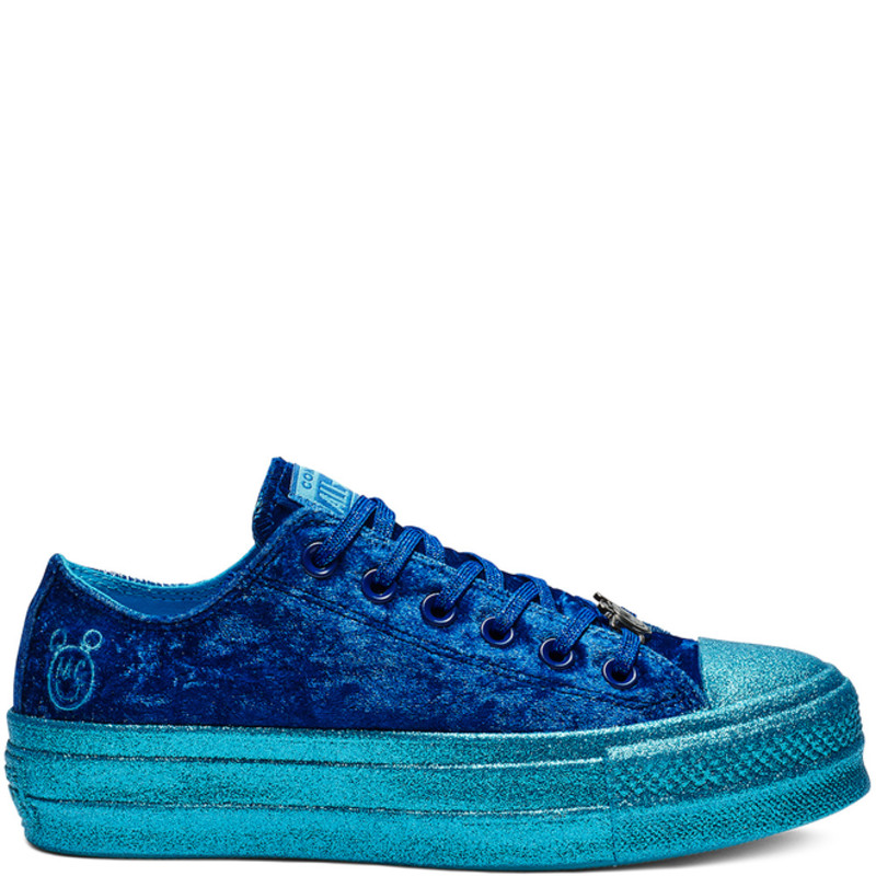 Converse all star low deals blue velvet