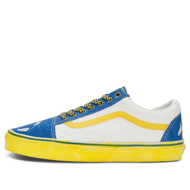 Vans best sale yellow blue