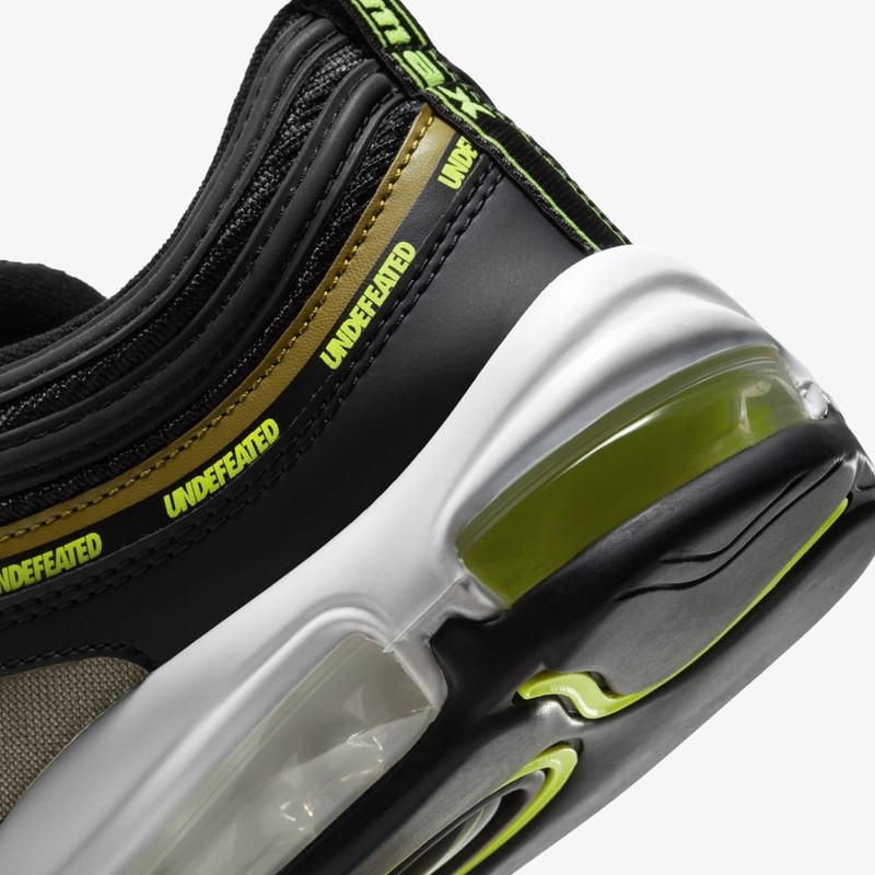 UNDEFEATED x Nike Air Max 97 Black Volt | DC4830-001